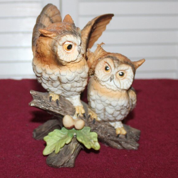 Vintage Collectible Homco Owl Figurine - Picture 1 of 4